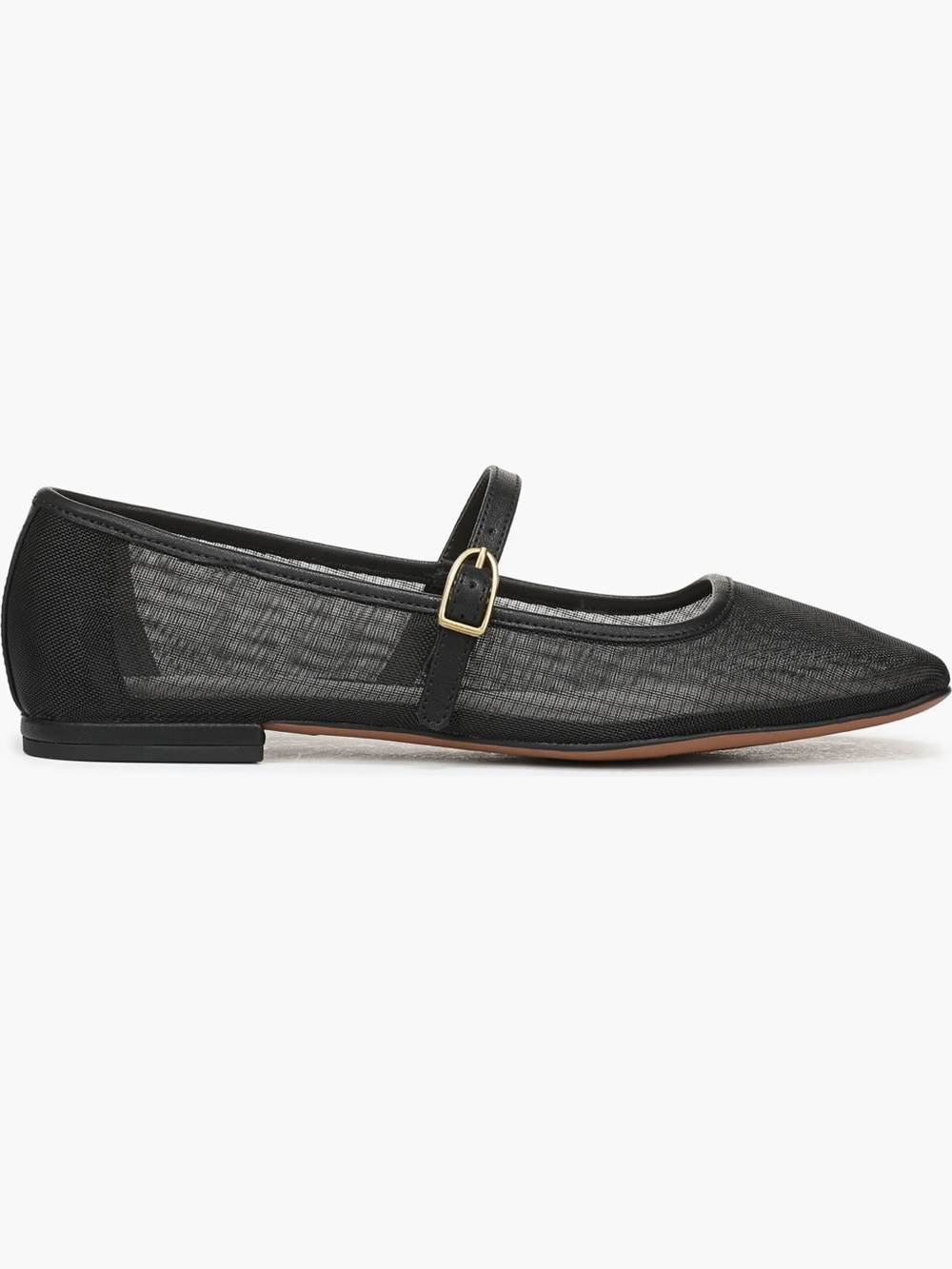 Black Mesh Mary Jane Flats women’s size 7 - Picture 2 of 7